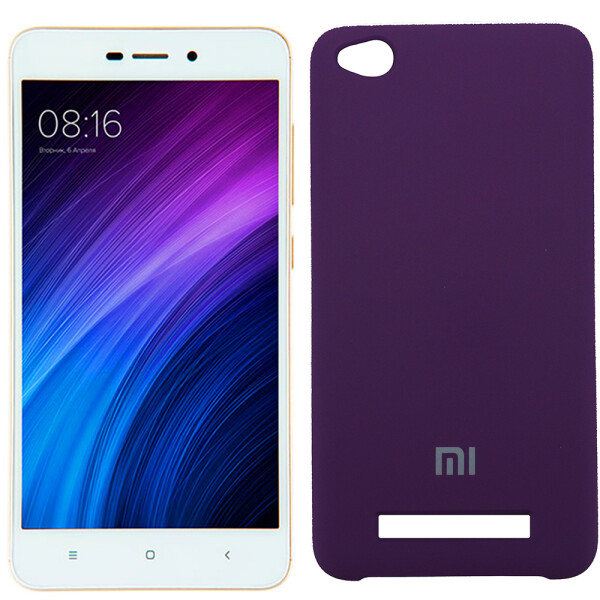 

Чехол силиконовый оригинальный для Xiaomi Redmi 4a Фиолетовый FULL (26591)