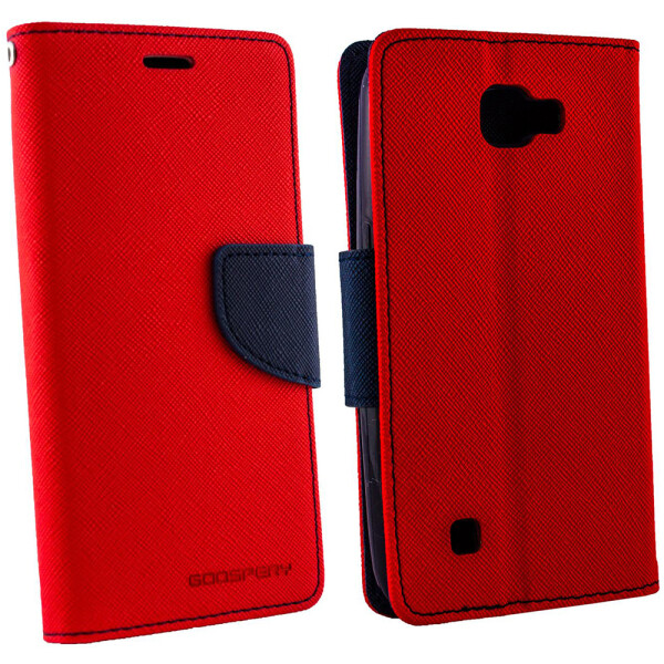 

Чехол книжка Goospery для LG K4/K130E Red (11686)