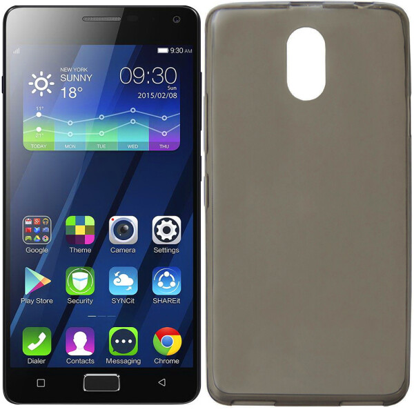 

Чехол силиконовый оригинальный для Lenovo Vibe P1 Black (3845)