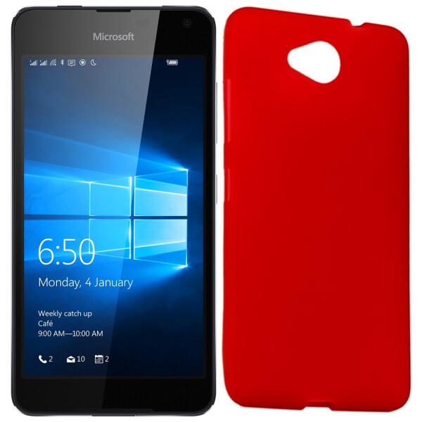 

Чехол силиконовый оригинальный для Nokia 650 (Microsoft) Red (8192)