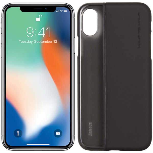 

Чехол Baseus Half to Half Series для iPhone X Black/Transparent Black (20381)