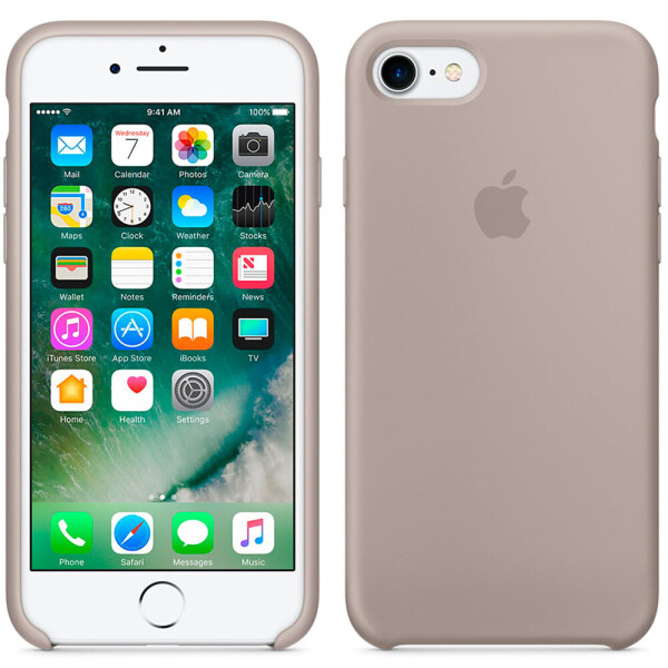 

Чехол силиконовый оригинальный для iPhone 7 /8 Pebble (24003)