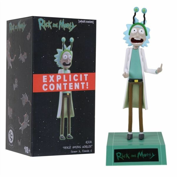 

Фигурка Loot Create Original. Фигурка Рика и Морти Мир между мирами 15 см