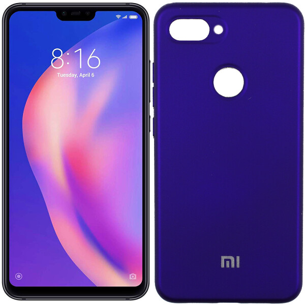 

Чехол силиконовый оригинальный для Xiaomi Mi8 Lite Фиолетовый FULL (26521)