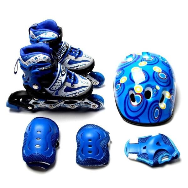 

Ролики Комплект Happy. Blue, размер 34-37