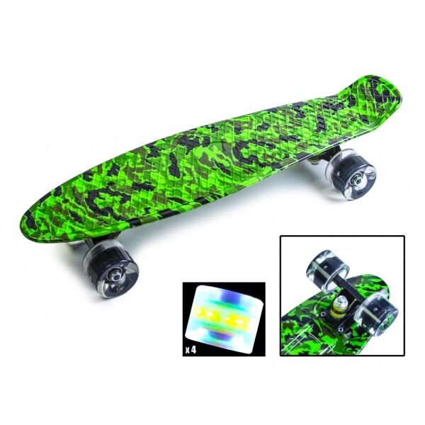 

Скейт Penny Board "Military" Светящиеся колеса