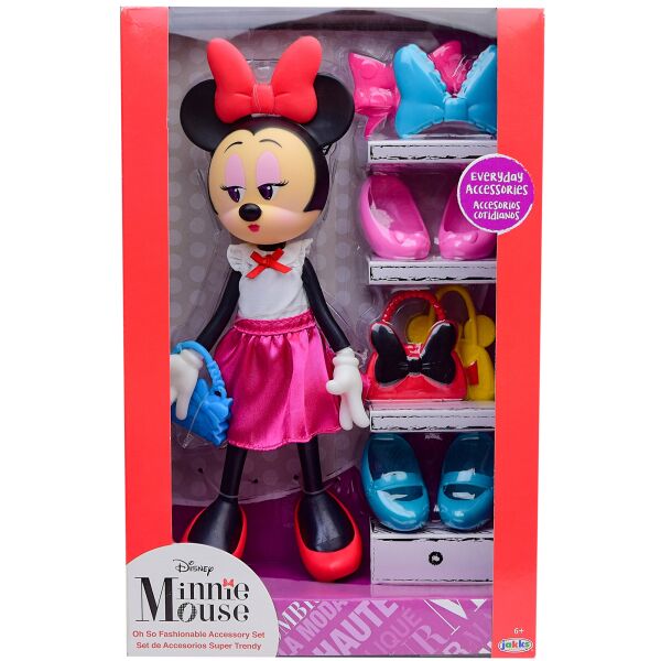 

Кукла Jakks Минни Маус в розовом платье ПВХ 23 см