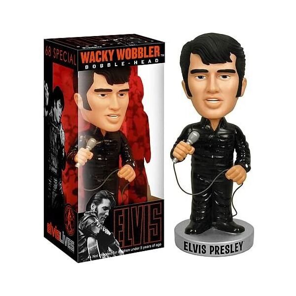 

Funko Элвис Пресли 1968 Wacky Wobbler Bobblehead 16 см ПВХ