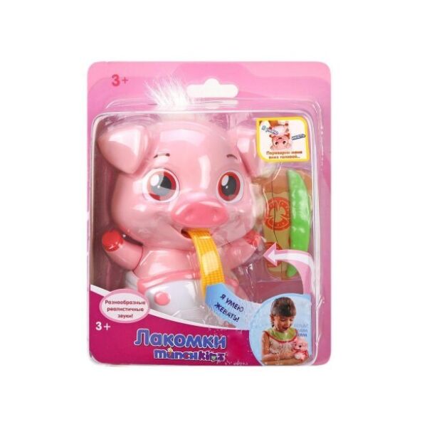 

Игрушка интерактивная Лакомки-Munchkinz Свинка пластмасса 15 см