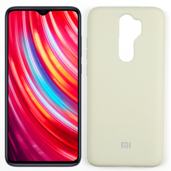 

Чехол силиконовый оригинальный для Xiaomi Redmi Note 8 Pro Серый FULL (27775)