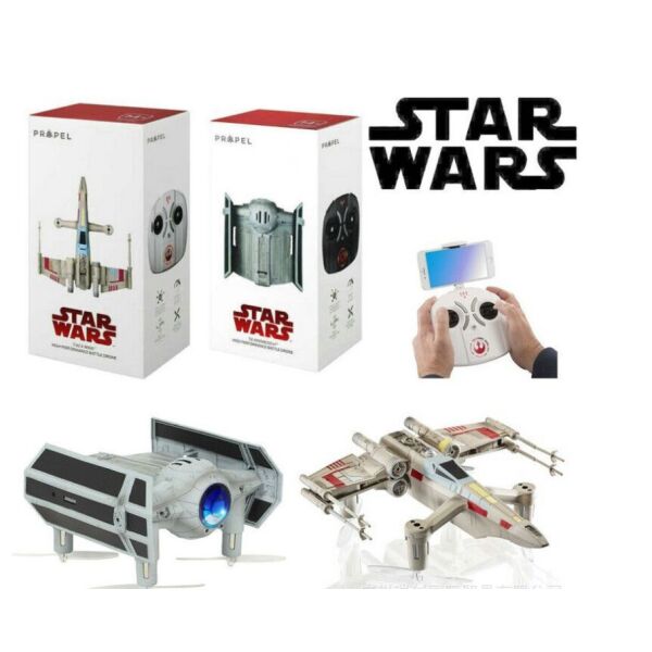 

Propel Star Wars T-65 X-Wing Battle Drone с настоящими лазерами и приложением для Android 50 см