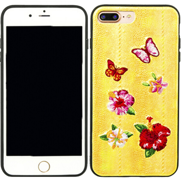 

Чехол накладка Diliana flower&butterfly для iPhone 7 Plus/8 Plus желтая (18699)