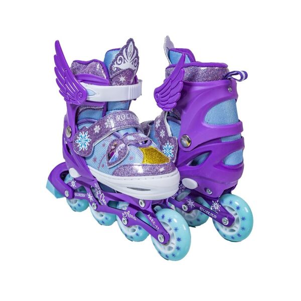 

Ролики детские Disney Frozen Фроузен 26-29 Фиолетовый Колесо светится
