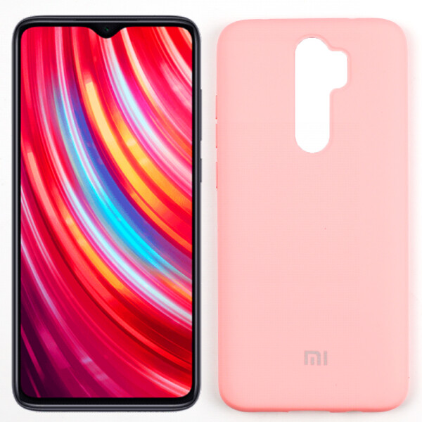 

Чехол силиконовый оригинальный для Xiaomi Redmi Note 8 Pro Розовый FULL (27774)