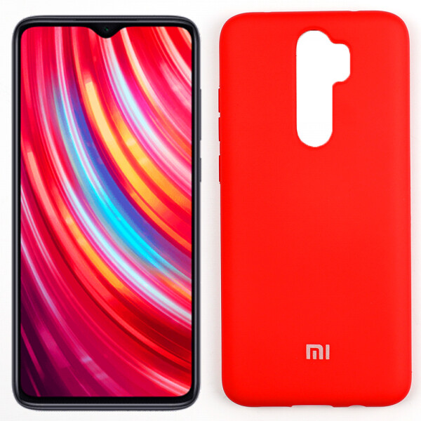 

Чехол силиконовый оригинальный для Xiaomi Redmi Note 8 Pro Красный FULL (27773)