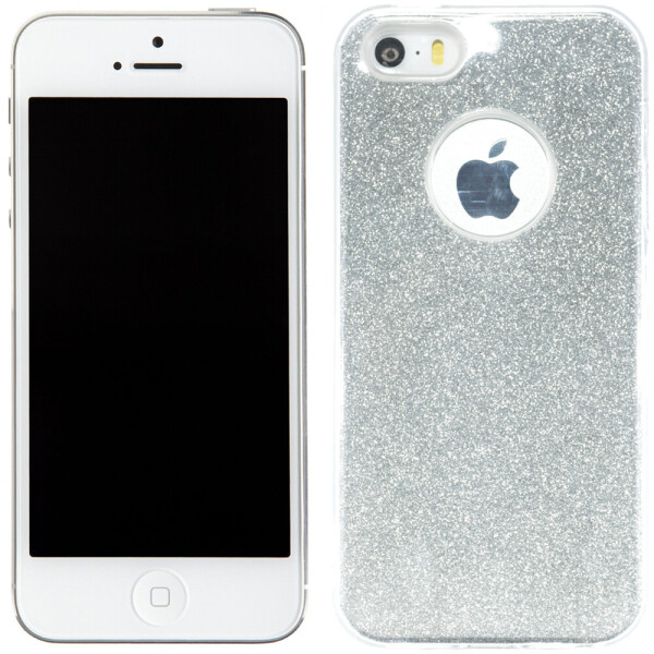 

Чехол силиконовый 3in1 Блёстки для iPhone 5 White (15173)