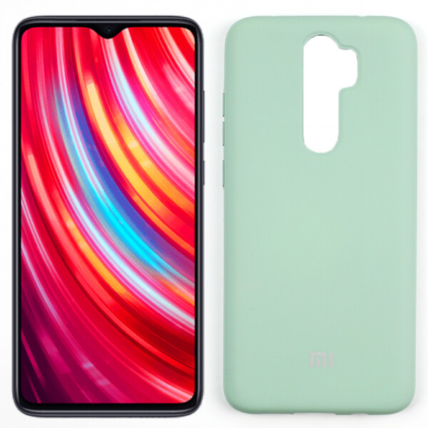 

Чехол силиконовый оригинальный для Xiaomi Redmi Note 8 Pro Голубой FULL (27772)