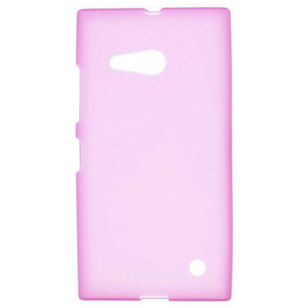 

Чехол силиконовый оригинальный для Nokia 730 Pink (12469)