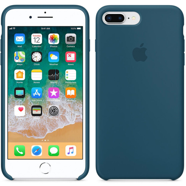 

Чехол силиконовый оригинальный для iPhone 7 /8 Plus Cosmos Blue (24001)