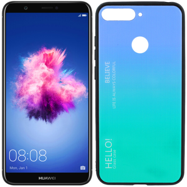 

Чехол TPU Gradient HELLO Glass для Huawei Y6 Prime 2018 Голубой (26872)
