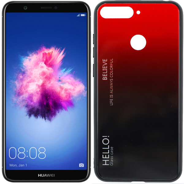 

Чехол TPU Gradient HELLO Glass для Huawei Y6 Prime 2018 Красный (26871)