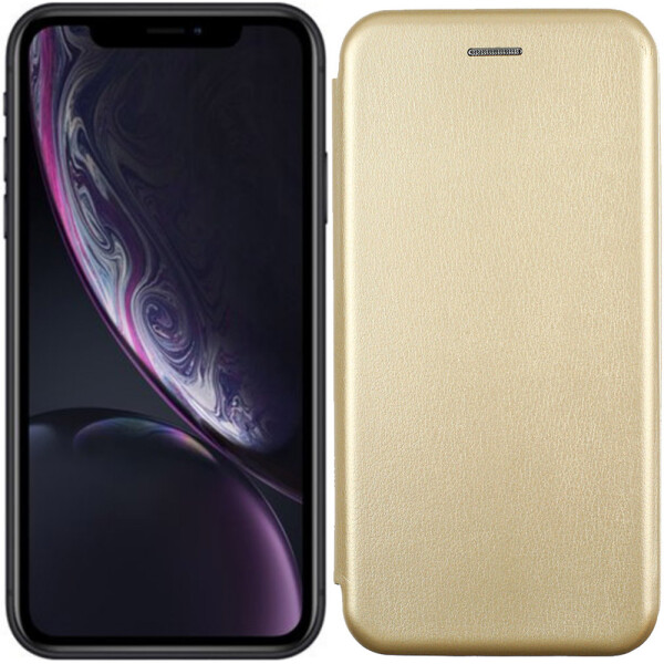 

Чехол книжка U-Like Best для iPhone Xr Gold (24926)