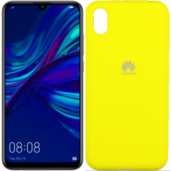 

Чехол силиконовый оригинальный для Huawei Y5 2019 Желтый FULL (26541)