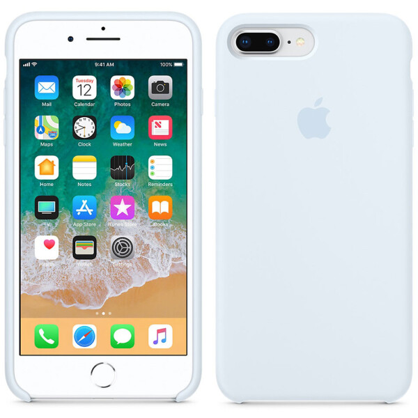 

Чехол силиконовый оригинальный для iPhone 7 /8 Plus Ice Blue (23985)
