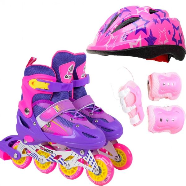 

Ролики детские раздвижные Набор Magic Disney 2020, 34-37 Star P Защита + Шлем Pro c регулировкой