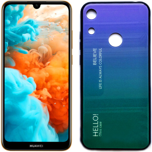 

Чехол TPU Gradient HELLO Glass для Huawei Y6 2019 Голубой (26874)
