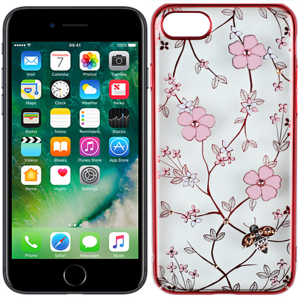 

Чехол Cavaro Flora Series для iPhone 7/8 Flower Red (23910)