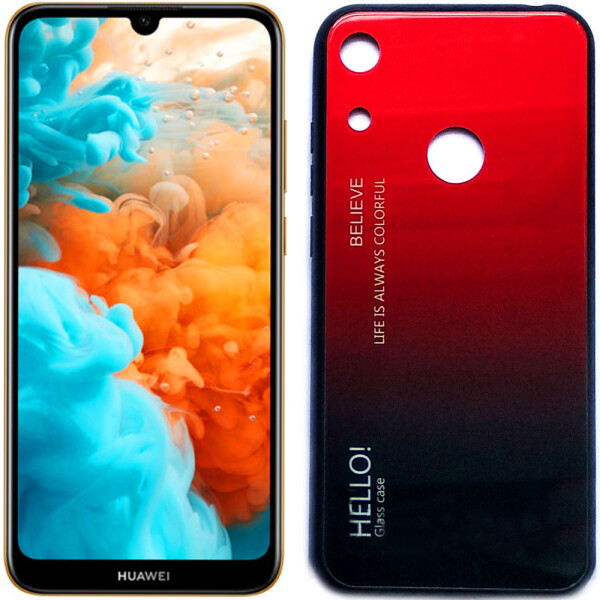 

Чехол TPU Gradient HELLO Glass для Huawei Y6 2019 Красный (26875)