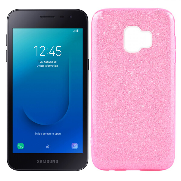 

Чехол Silicone 3in1 Блёстки для Samsung J260 Galaxy J2 Core 2018 Pink (25407)