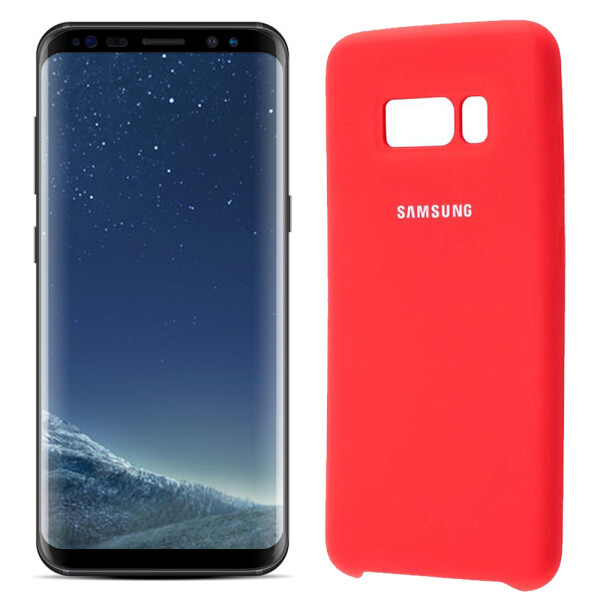

Чехол силиконовый оригинальный для Samsung G950 Galaxy S8 Красный (25689)