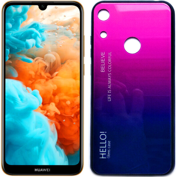 

Чехол TPU Gradient HELLO Glass для Huawei Y6 2019 Розовый (26873)