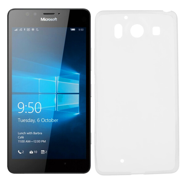 

Чехол силиконовый оригинальный для Nokia 950 (Microsoft) White (10210)