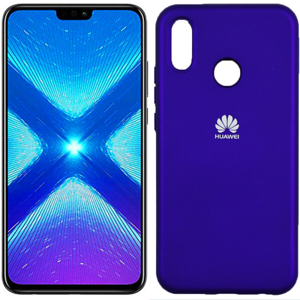 

Чехол силиконовый оригинальный для Huawei P20 Lite Фиолетовый (27557)