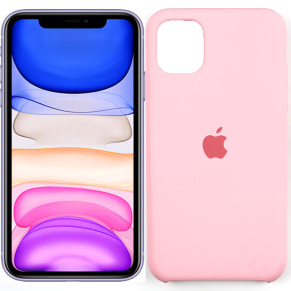 

Чехол силиконовый оригинальный для iPhone 11 Pro Max Розовый (27452)