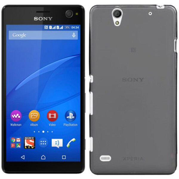 

Чехол силиконовый оригинальный для Sony Xperia C4 Black (8223)