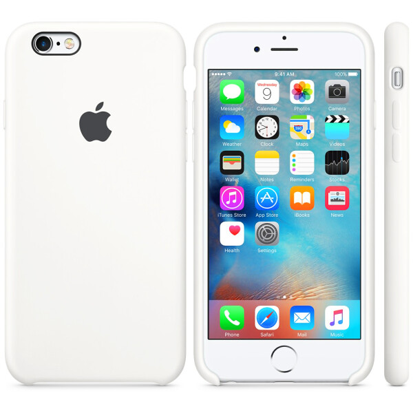 

Чехол силиконовый оригинальный для iPhone 6/6s Белый (17165)