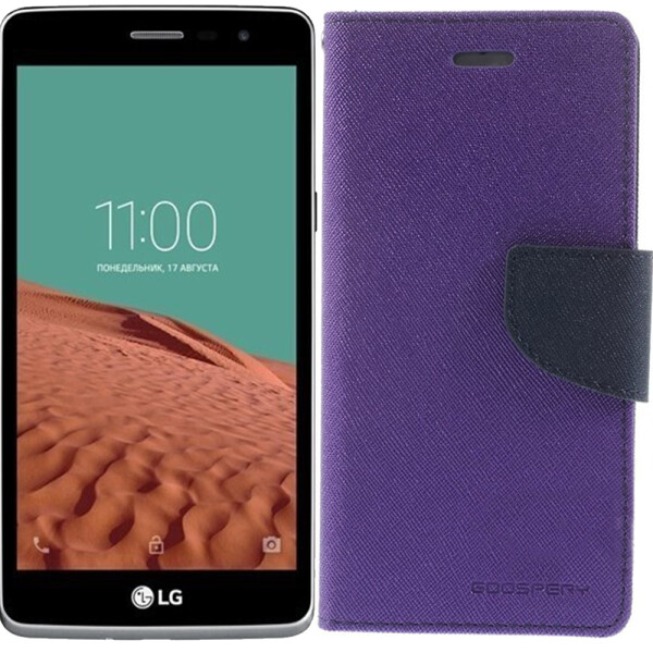 

Чехол книжка Goospery для LG Max/X155 Violet (12409)