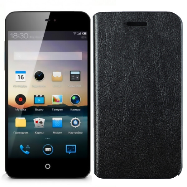 

Чехол книжка для Meizu MX2 Black (5689)