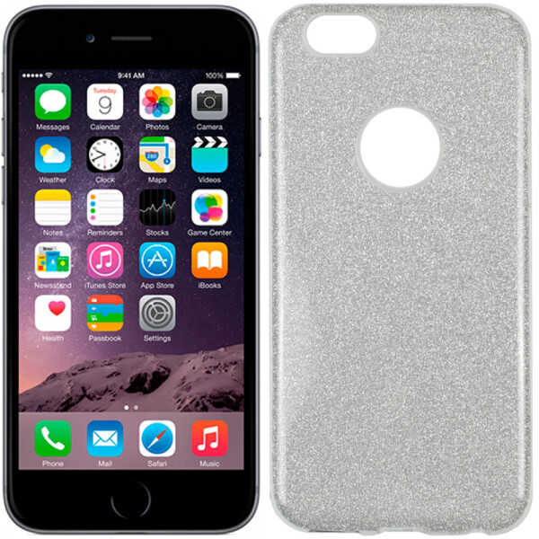 

Чехол силиконовый 3in1 Блёстки для iPhone 6+ White (14740)