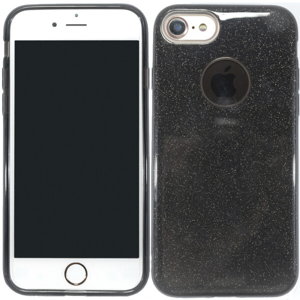 

Чехол силиконовый 3in1 Блёстки для iPhone 7 Black (14741)