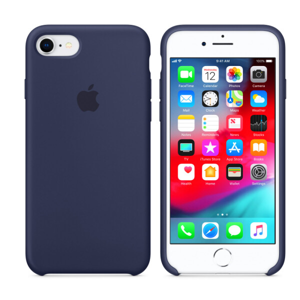 

Чехол накладка Apple Silicone case для iPhone 7- Midnight Blue orig (23468)