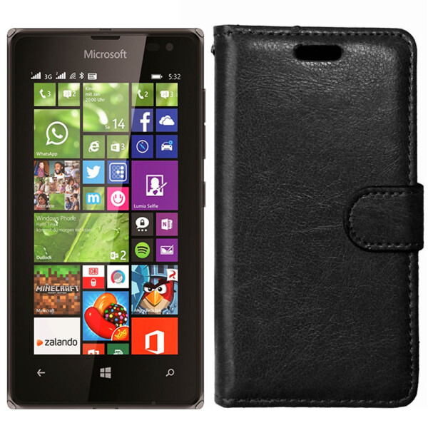 

Чехол книжка для Nokia 435/532 (Microsoft) Black (8315)