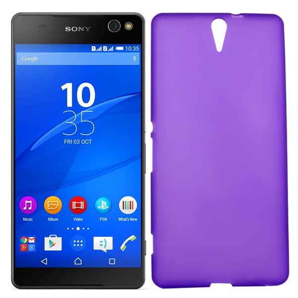 

Чехол силиконовый оригинальный для Sony Xperia C5 Violet (12478)