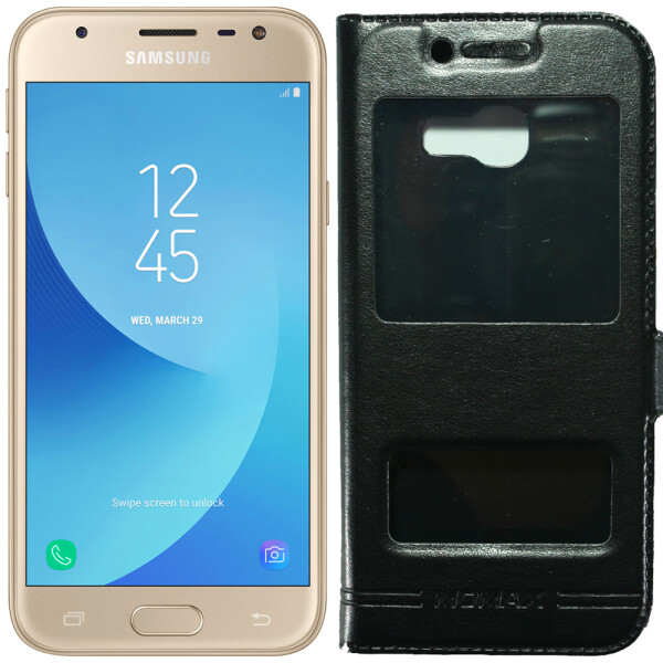 

Чехол книжка Momax для Samsung A320/A3 2017 Black (20399)