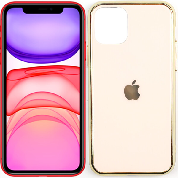 

Чехол U-Like Glossy Logo case для iPhone 11 Pro Max Розово-Золотой (27538)