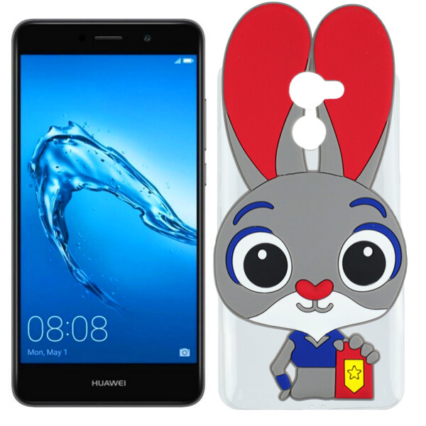 

Чехол силиконовый Зверополис Rabbit для Huawei Y7 (17079)